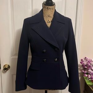 NAVY PEACOAT JACKET